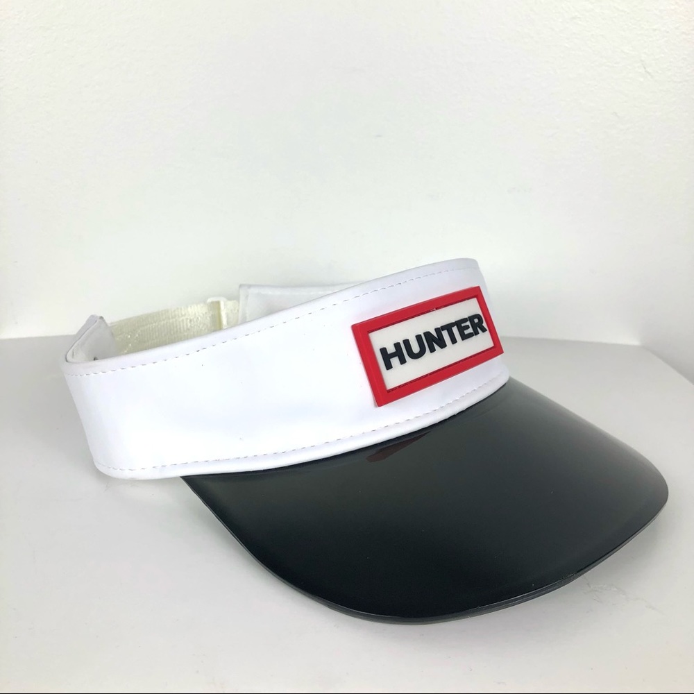 Hunter White & Blue Visor Translucent Bill Summer Unisex